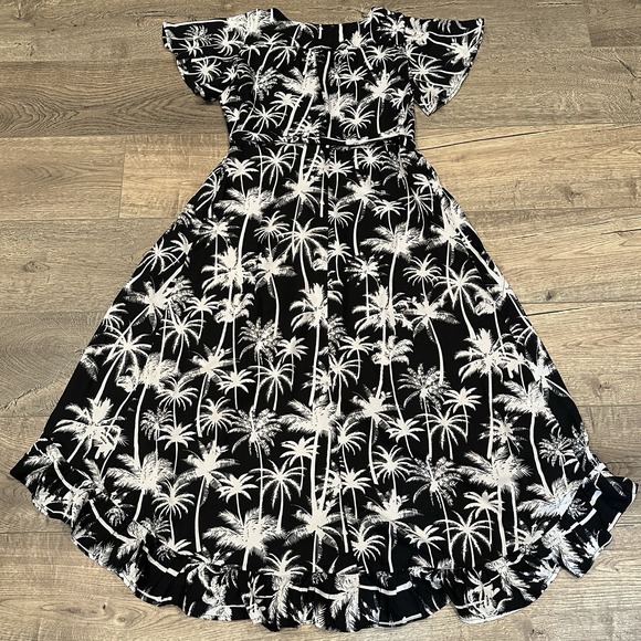 Blue Rain Francesca's Dress Tropical Wrap Dress Large Resort Spring Break NWT - Picture 8 of 12